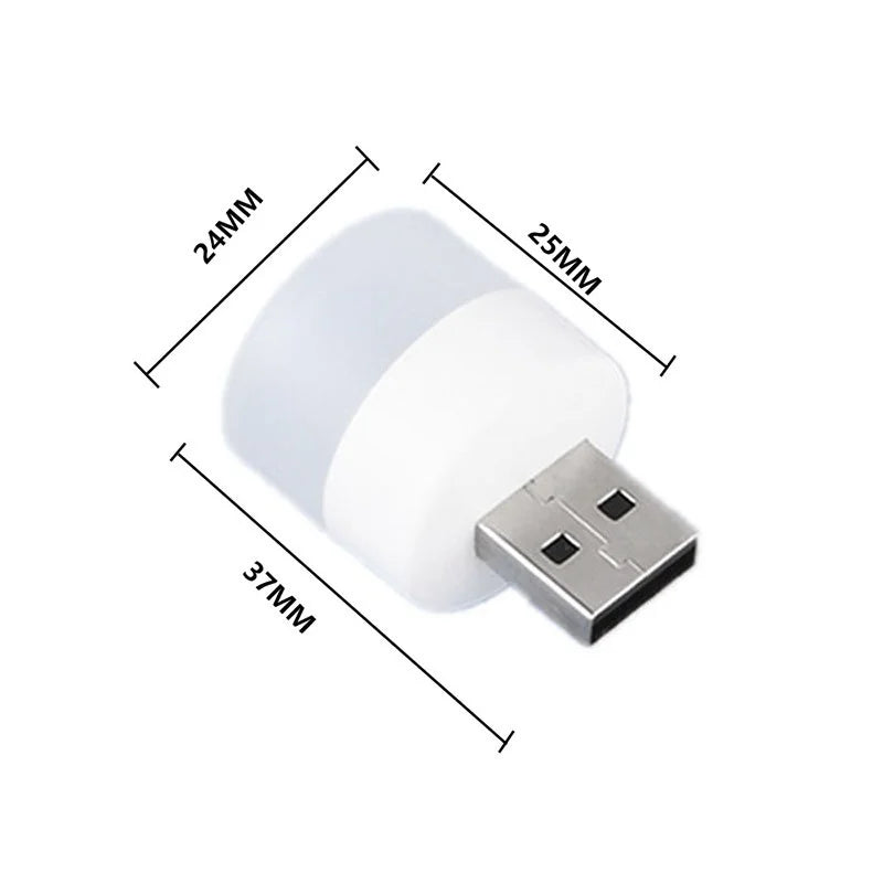 USB Night Light – Warm Glow Bedside Lamp