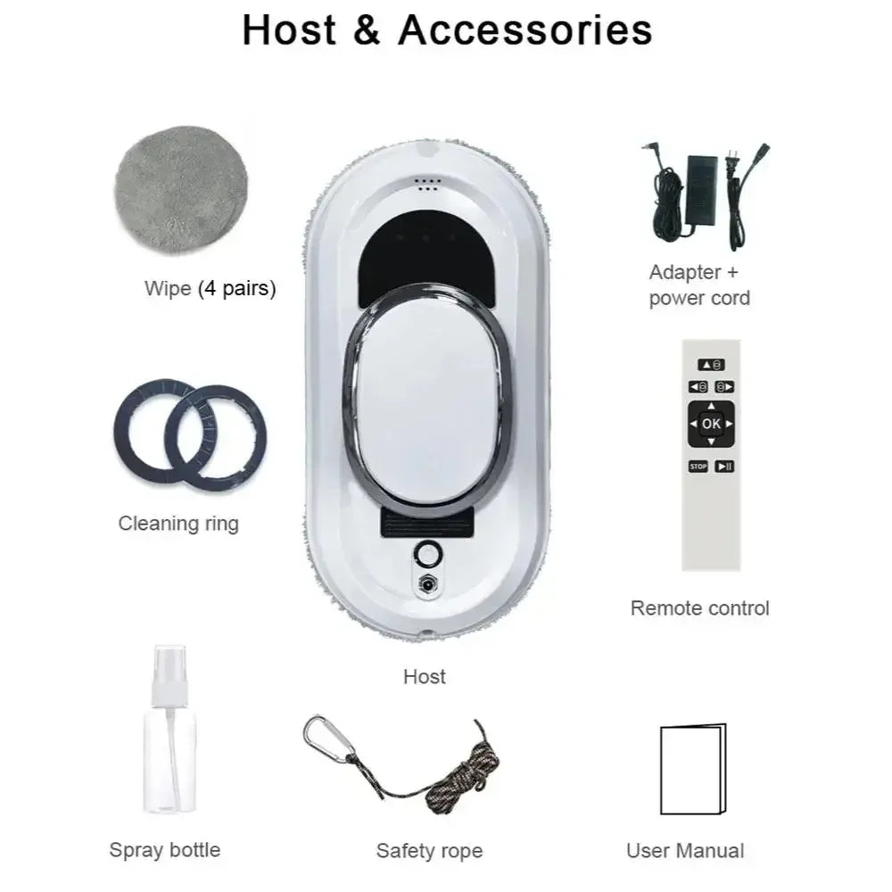 Window Cleaning Intelligent Robot Electric Glass Cleaner
