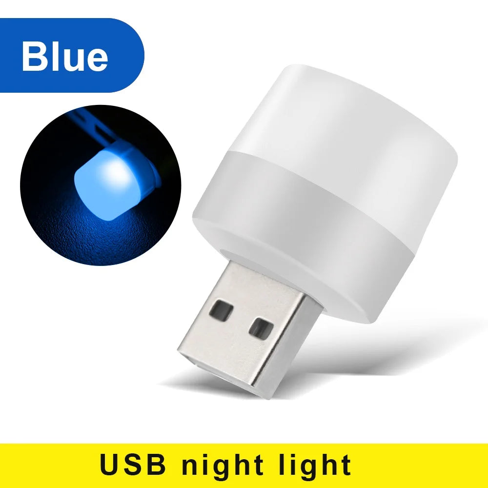 USB Night Light – Warm Glow Bedside Lamp