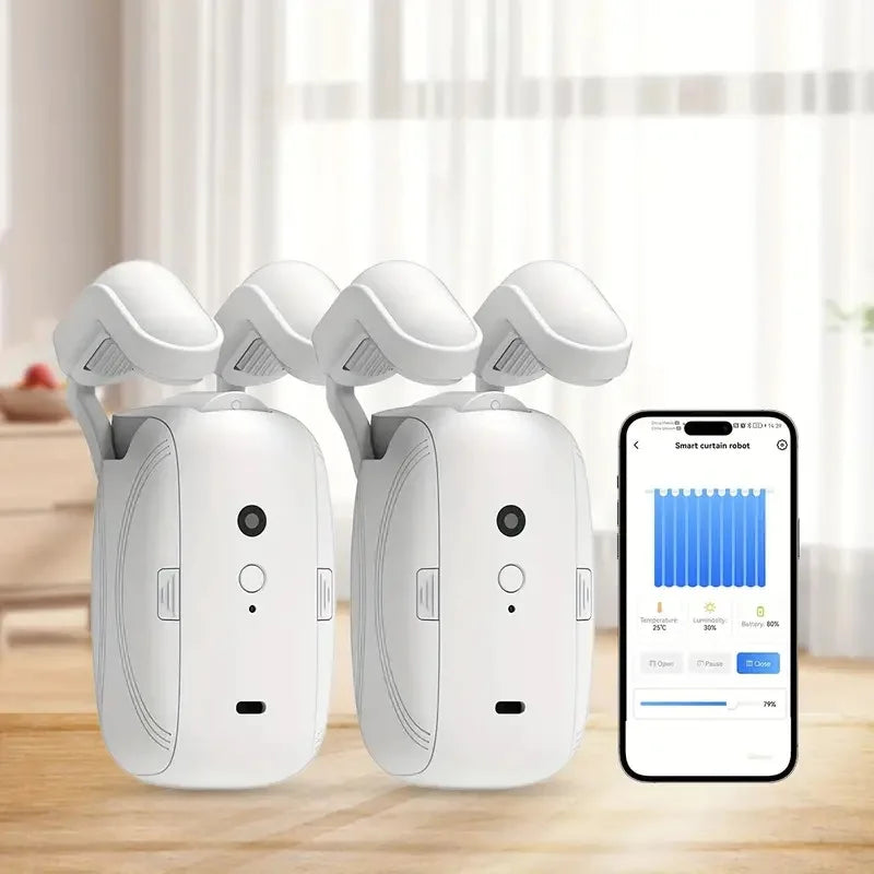 Smart Automatic Curtain Opener, Remote Control With App
