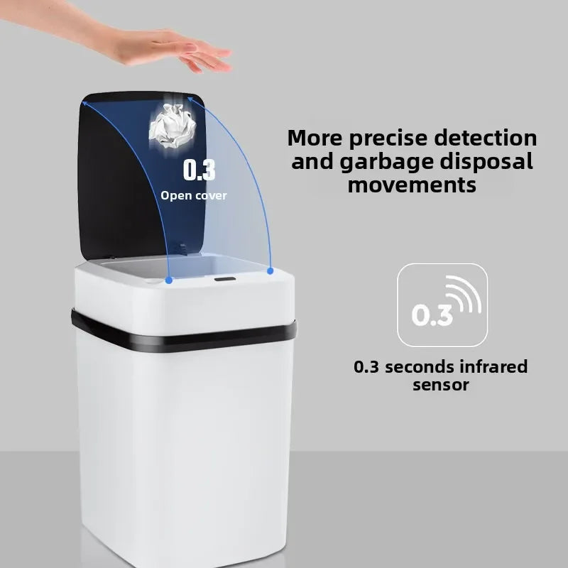 13L Smart Sensor Trash Can – Automatic Touchless