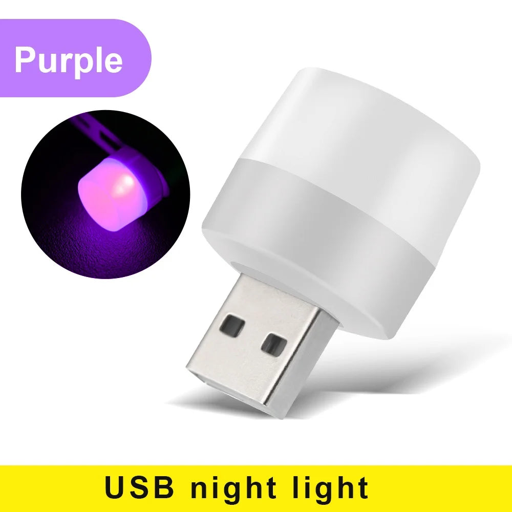 USB Night Light – Warm Glow Bedside Lamp