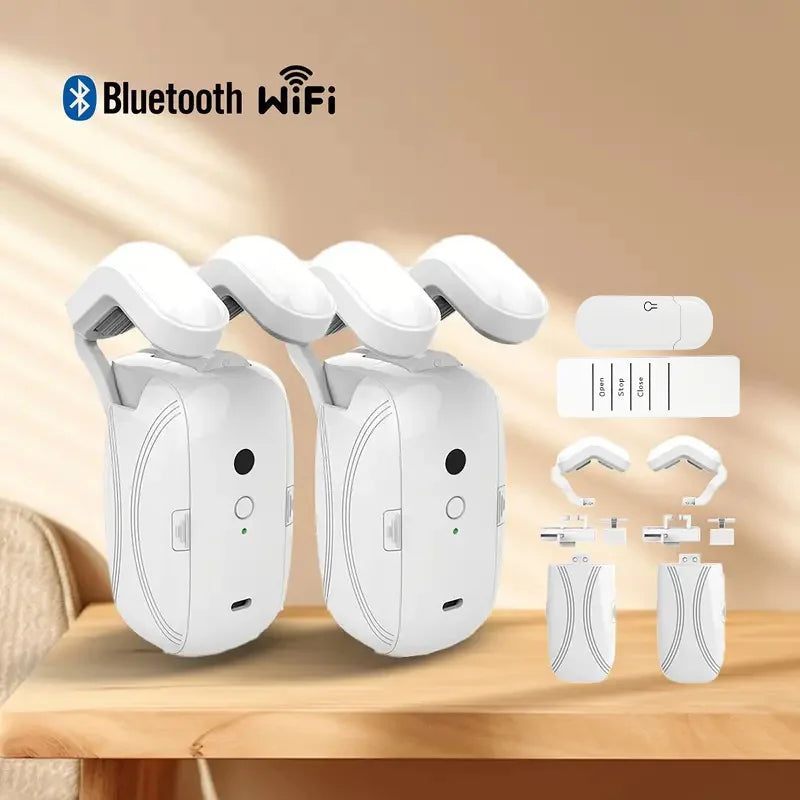 Smart Automatic Curtain Opener, Remote Control With App