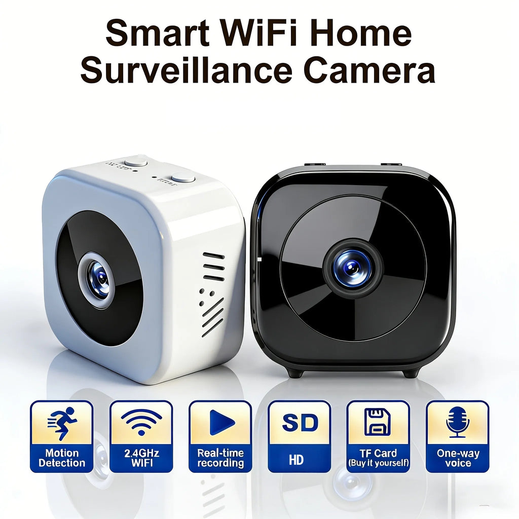 Mini WiFi Security Camera – Indoor Nanny Cam