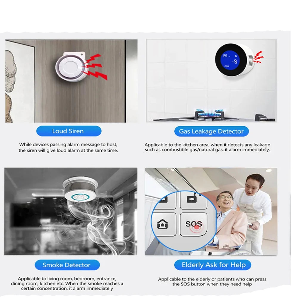 PGST 4G WiFi Smart Home Alarm System – Tuya App