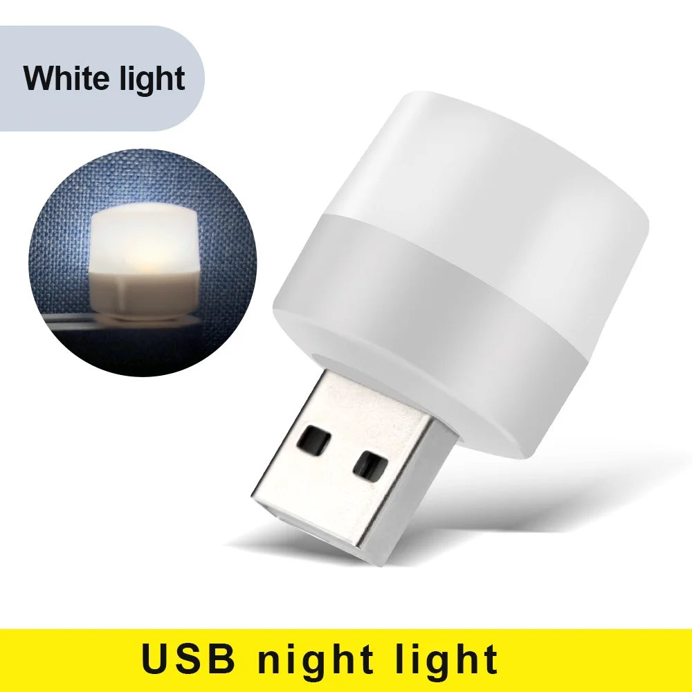 USB Night Light – Warm Glow Bedside Lamp