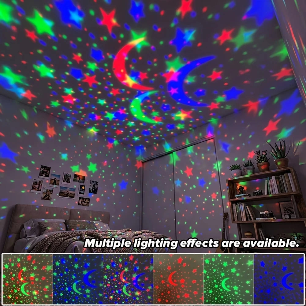 LED Starry Sky Night Lights USB Projector Lamp
