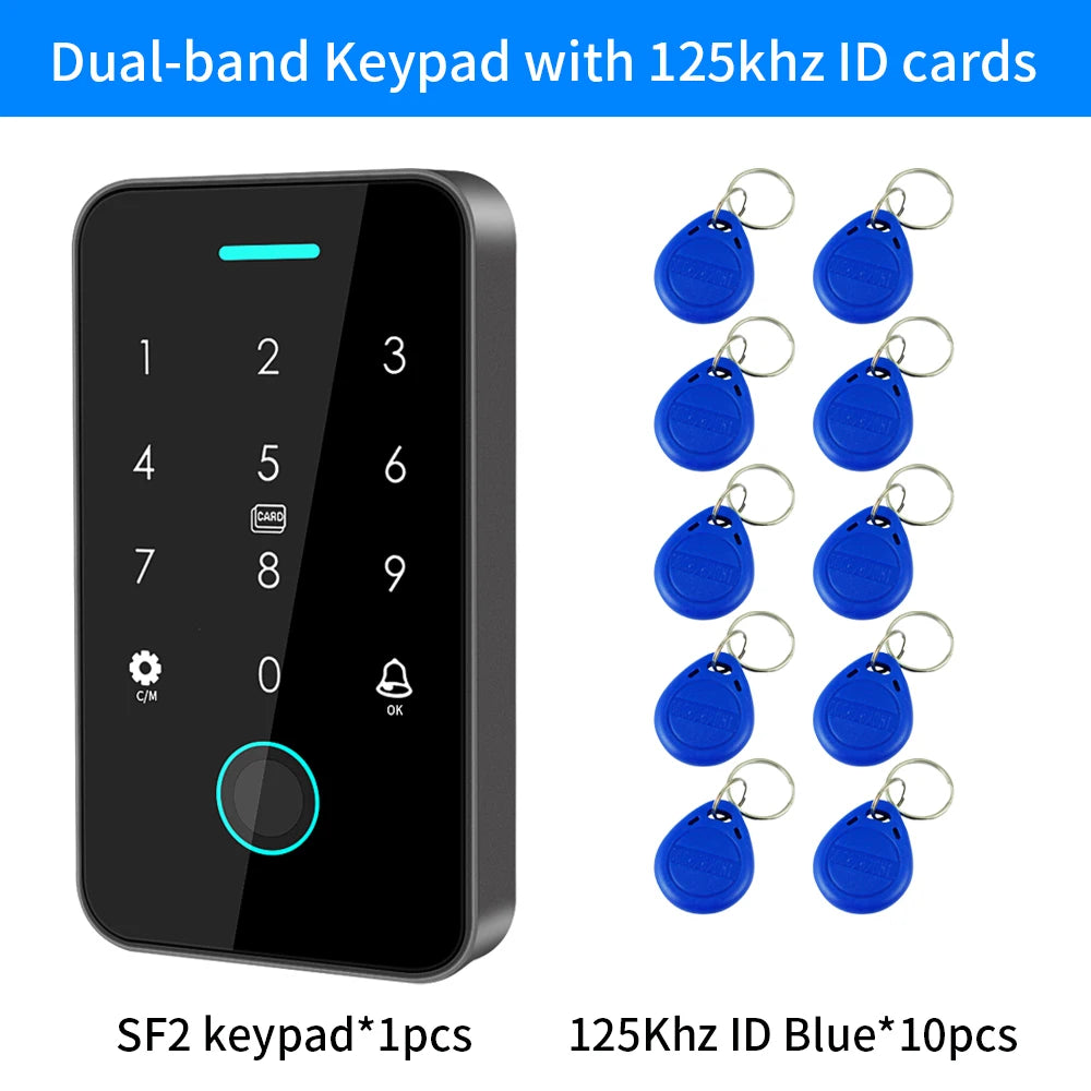 Tuya Outdoor Fingerprint Access Control Keypad