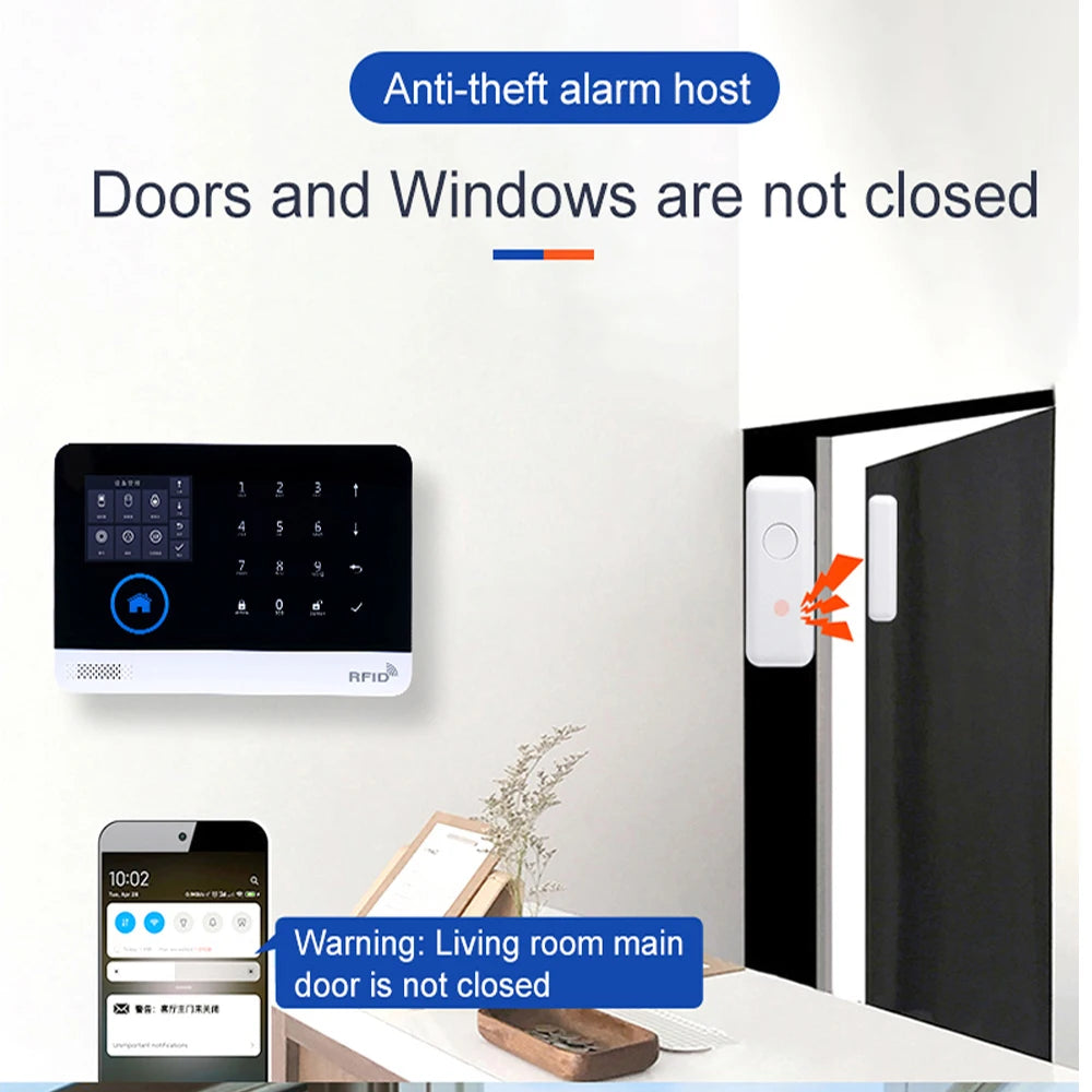 PGST 4G WiFi Smart Home Alarm System – Tuya App