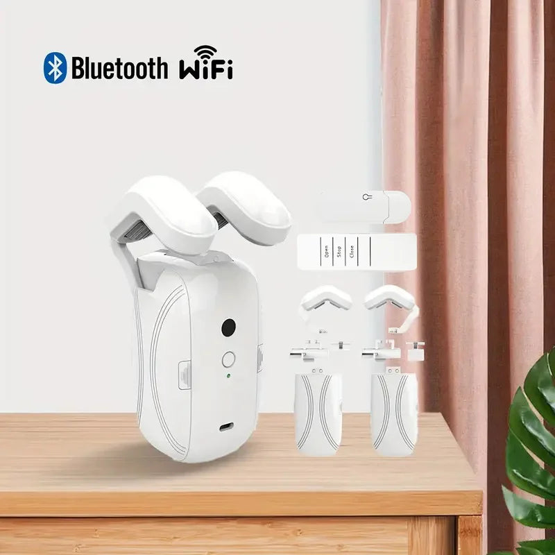 Smart Automatic Curtain Opener, Remote Control With App