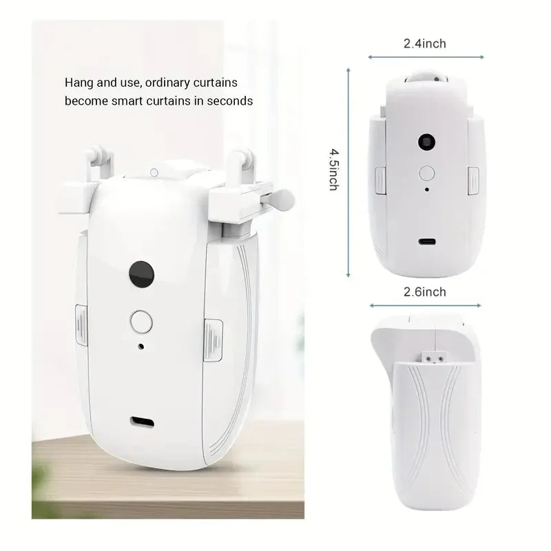 Smart Automatic Curtain Opener, Remote Control With App