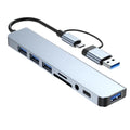 8-in-2 USB-C Hub – with Audio Jack & Docking Station