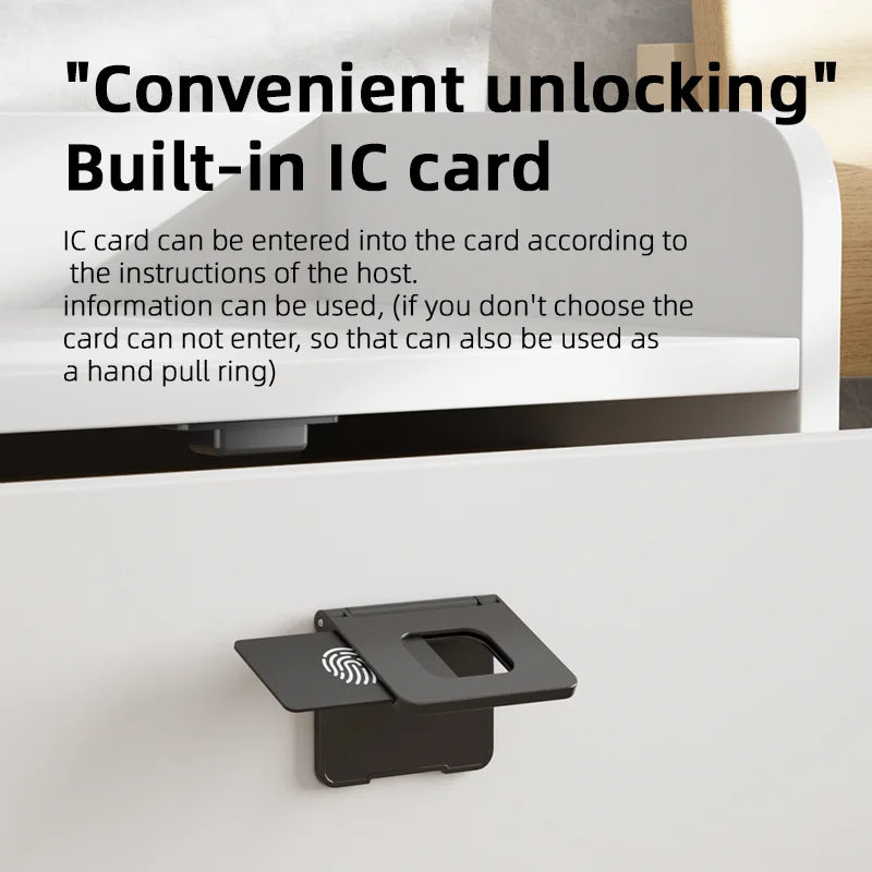 Smart Wood Door Lock Invisible Electronic Lock