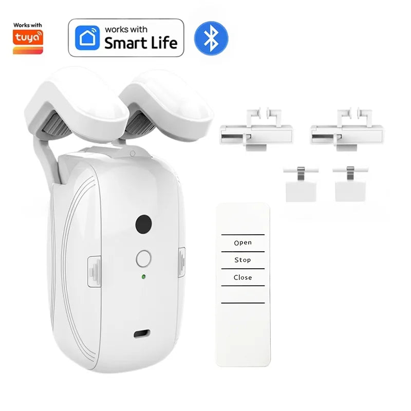 Smart Automatic Curtain Opener, Remote Control With App