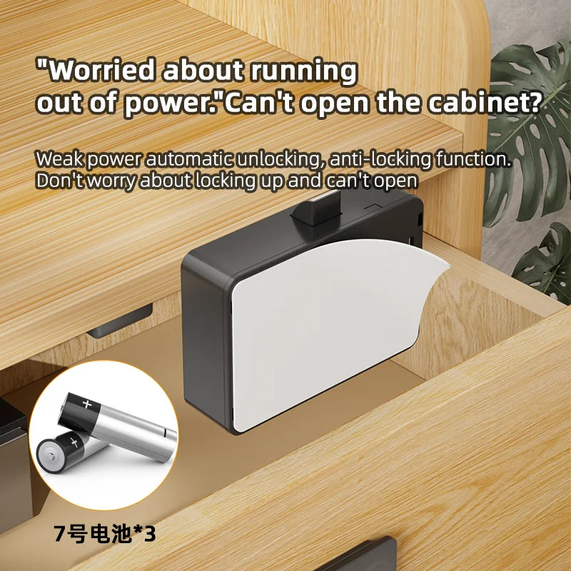 Smart Wood Door Lock Invisible Electronic Lock